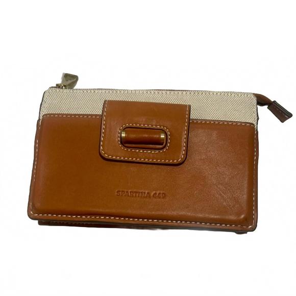 NEW SPARTINA 449 women´s phone woven crossbody in...